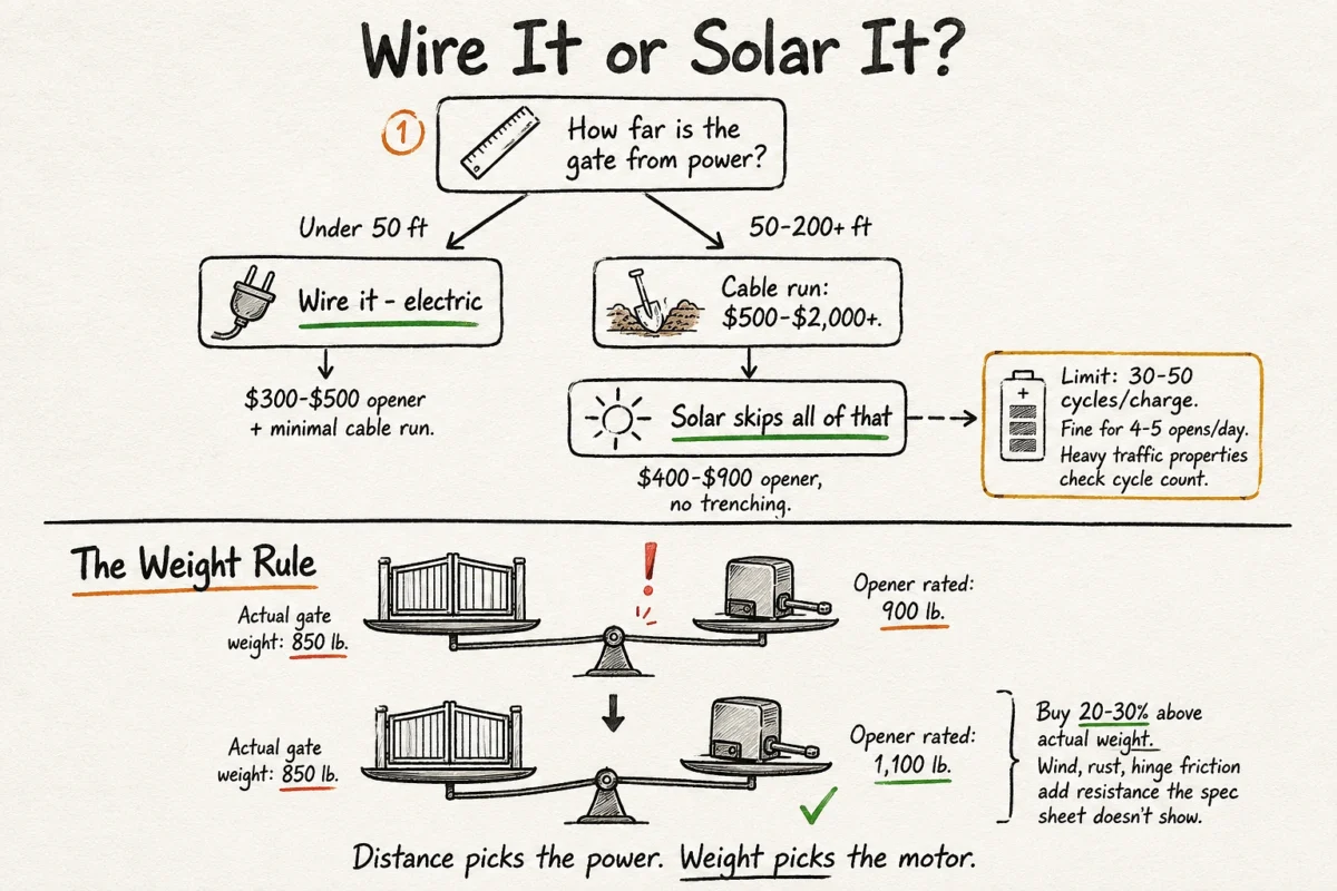 Electric vs Solar Decision