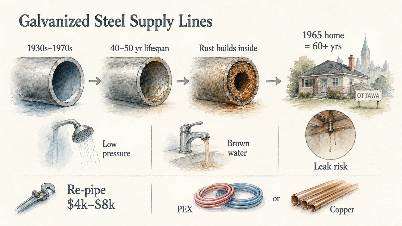 Galvanized Steel Supply Lines