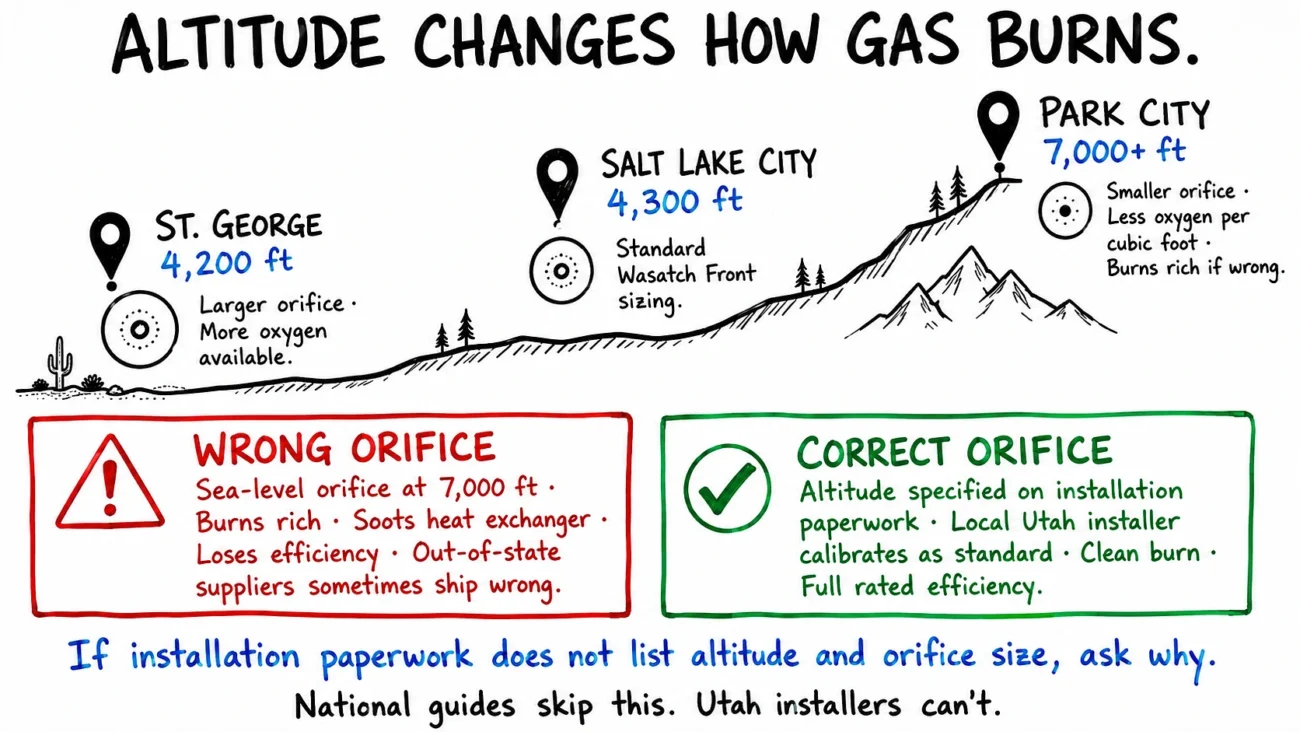 Whiteboard altitude elevation profile