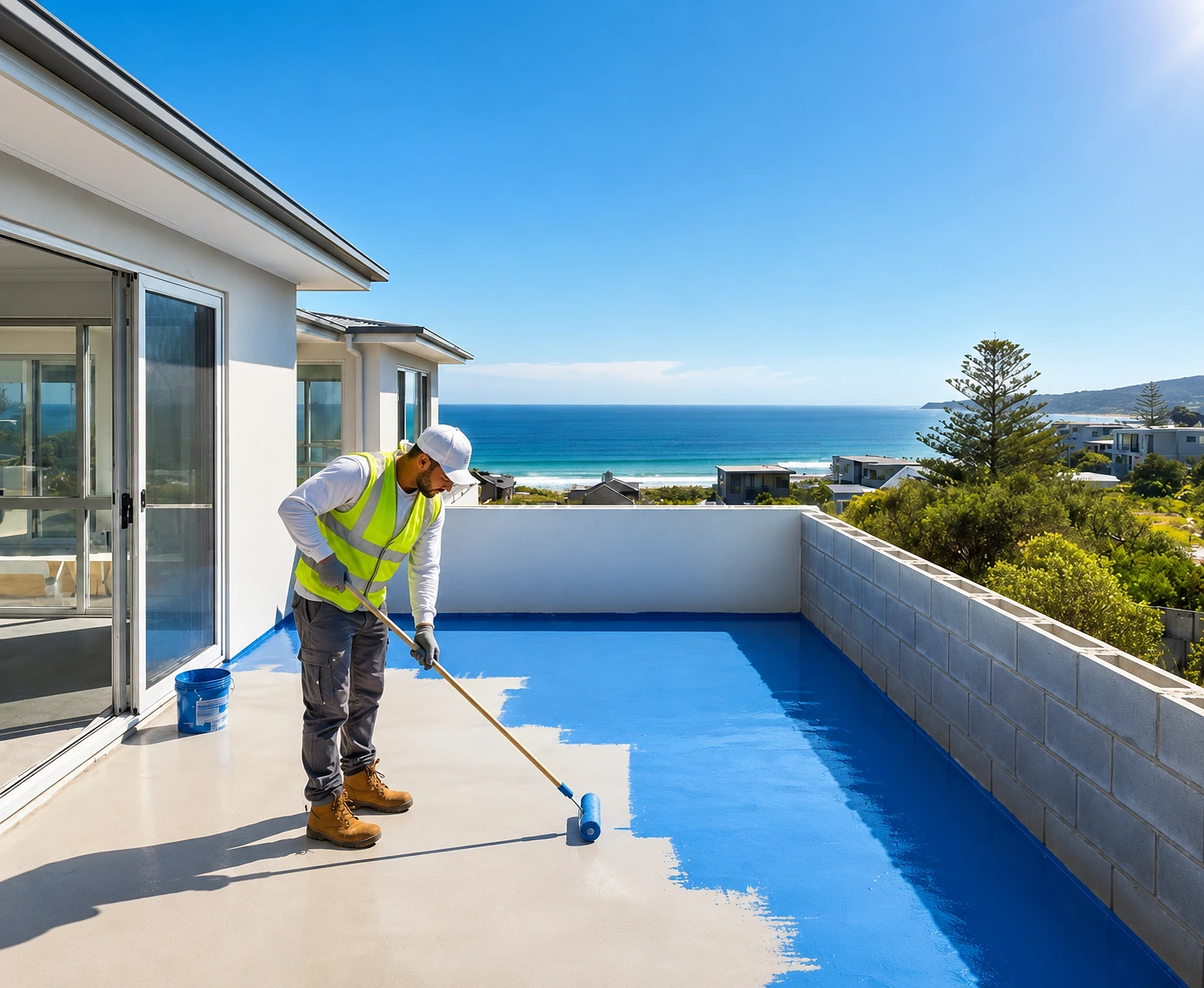 Balcony waterproofing failure