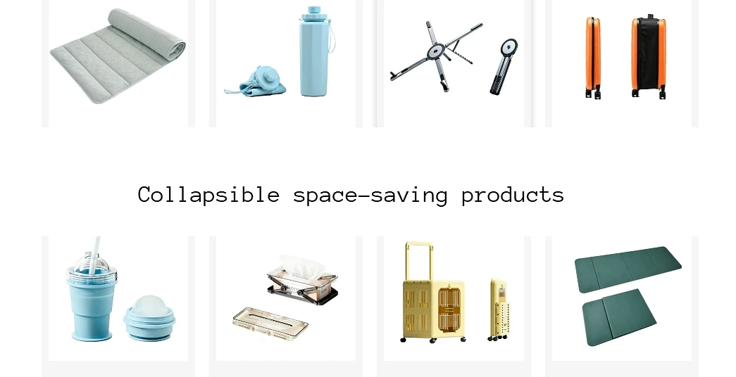 Collapsible space-saving products