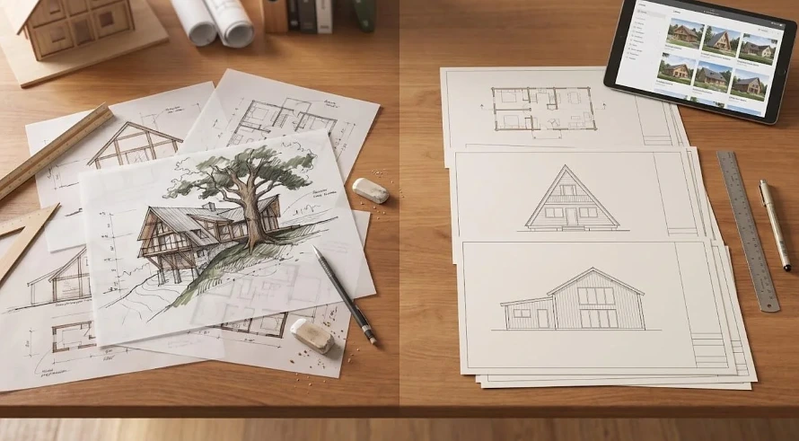 Design freedom vs ready-made plans