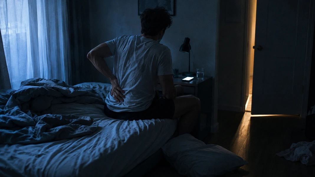 Mildest during the day, worst in the first minutes after waking - exactly backwards from what rest is supposed to do. The mattress won't cure it, but it can stop re-straining your back a little every night