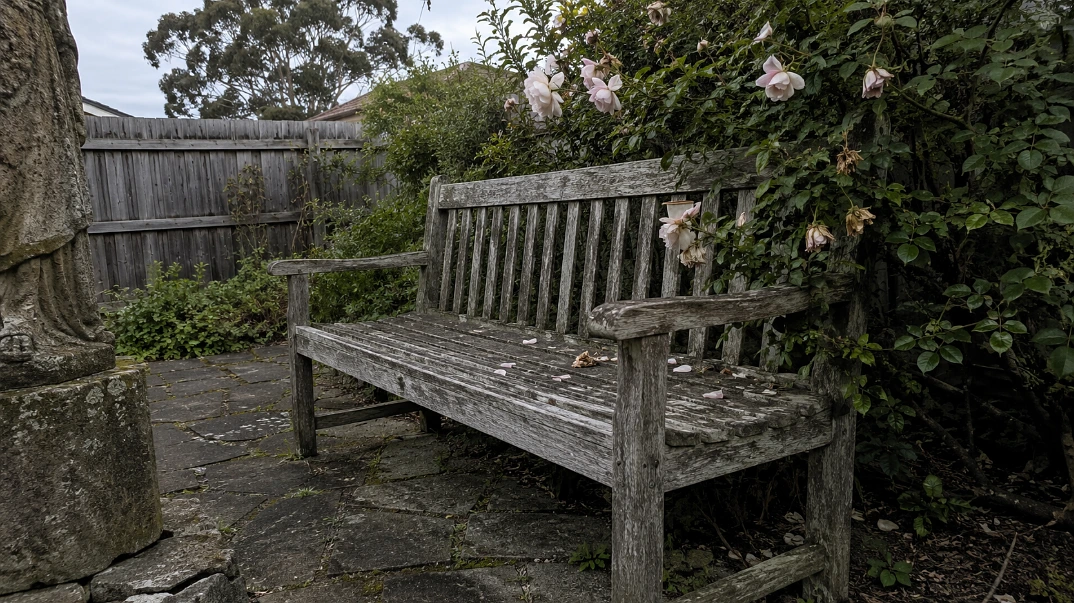 The parts of estate gardens people actually fall for are the worn ones. All of them translate to an ordinary backyard - the trick is matching the right one to yours