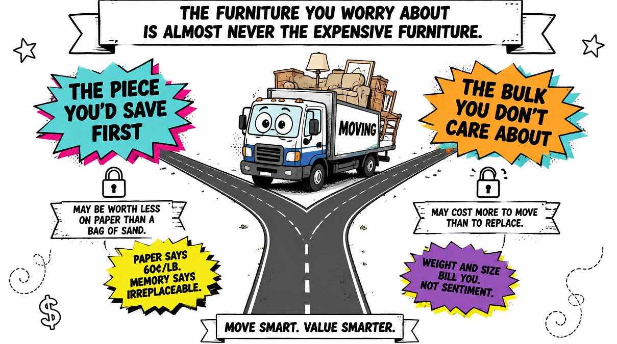 Furniture You Worry About Is Almost Never the Expensive Furniture