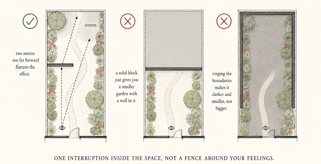 The placement is the difficult part, and it is why this is the piece people get wrong alone