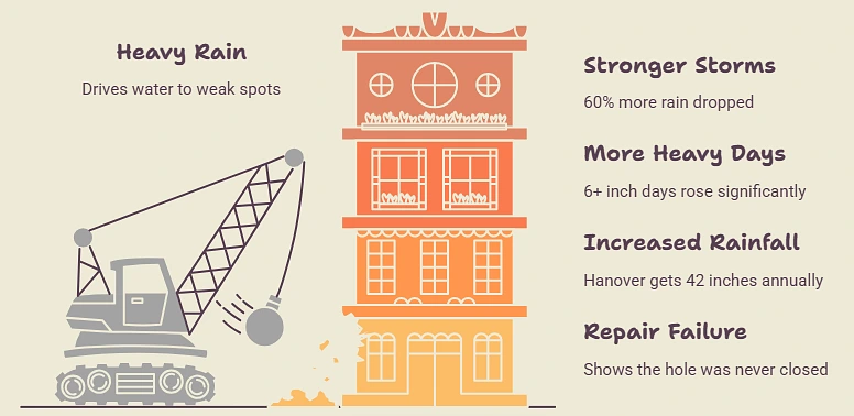 Heavy Rain Exposes Weak Repairs