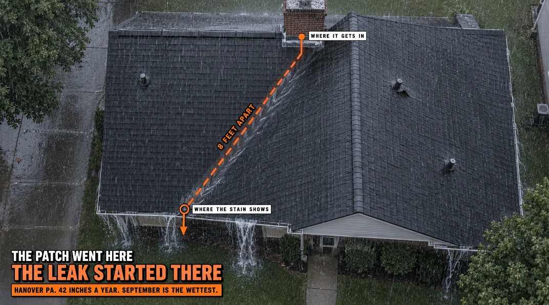 roof repair keeps leaking